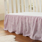 Crib Skirt Dust Ruffle 14" Drop - Image 2