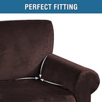 H.VERSAILTEX Stretch Velvet Sofa Covers Large Couch Covers Sofa Slipcovers - Image 4
