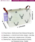 Rectangular Deer Storage Basket - Image 2