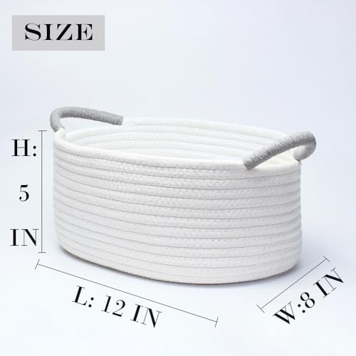 White Cotton Rope Gift Basket - Image 5