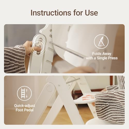 MAMAZING GrowPod Wooden High Chair, Ergonomic Seat & Easy to Clean, Toddler - Image 5