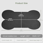 PWTAA Dog Food Mat Anti-Slip Silicone Dog Bowl Mat Thicker Pet Placemat - Image 2