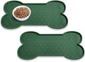 PWTAA Dog Food Mat Anti-Slip Silicone Dog Bowl Mat Thicker Pet Placemat by PWTAA