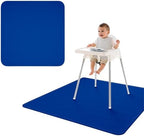 BapronBaby Minimalist Royal Blue Waterproof Splash Mat Catch All Floor Cover by BapronBaby