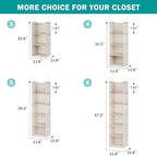 YOUDENOVA Hanging Closet Organizer and Storage - Image 5