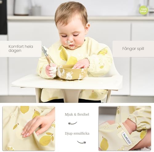 Waterproof Smock Baby Bibs for Eating - Image 3