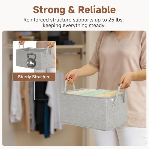 StorageWorks Storage Baskets for Shelves, Closet Organizers and Storage Bins - Image 4