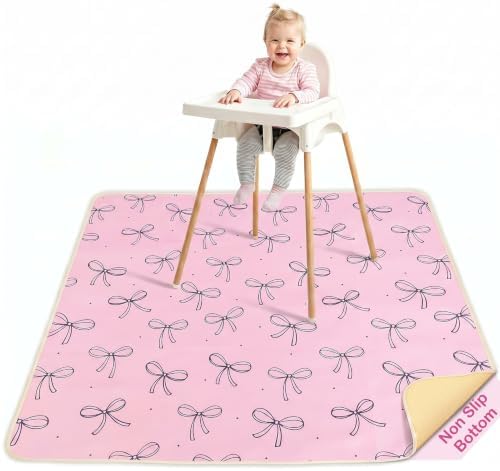 Basumee Splat Mat for Under High Chair, Waterproof & Mess-Proof Floor Mat by Basumee