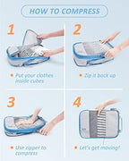 BAGSMART Compression Packing Cubes - Image 6