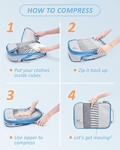 BAGSMART Compression Packing Cubes - Image 6