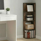 Furinno PASIR Book Shelf, 4-Tier Corner Bookshelf - Image 2