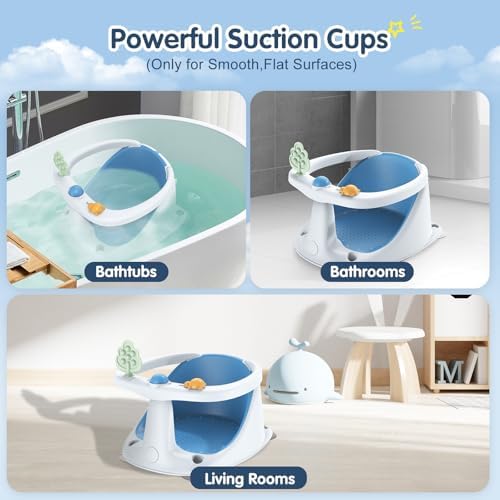 Baby Bath Seat for Babies 6 Months & Up, Non-Slip - Image 6