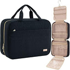 NISHEL Travel Toiletry Bag for women, Portable Hanging makeup Organizer by NISHEL