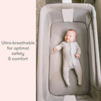 Newton Baby Bassinet Fitted Sheet 2-Pack, Breathable Muslin - Image 2