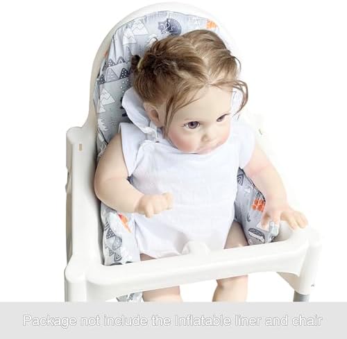 ZARPMA Inflatable Inner Cover for IKEA Antilop Highchair, Cotton Fabric - Image 2