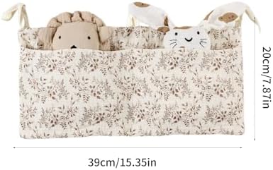 Lily Brown Cribs Storage Bag Baby Bedside Hanging Storage Bag - Image 4