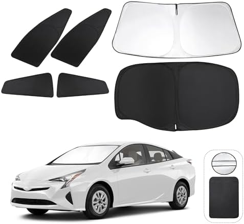 TINGLU Window Shades for Toyota Prius Hatchback 2016-2022 Accessories Car Side by TINGLU