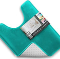 Clara Clark Bathroom Rugs, Velvet Memory Foam Bath Mat, Machine Washable Bath by ClaraClark