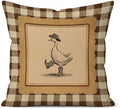 Western Goose Nursery Decor Pillow Cover 18x18 by Unknown