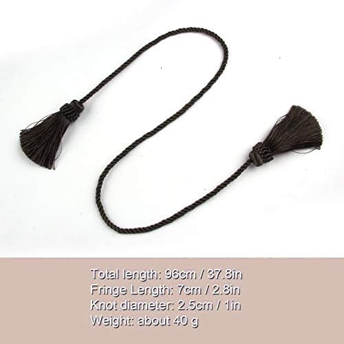 Curtain Tiebacks Handmade Curtain Holdbacks Rope - Image 2