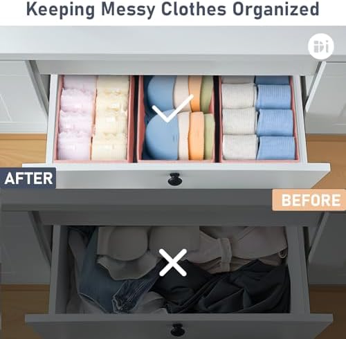 DIMJ Drawer Organizer Clothes - Image 6