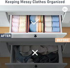 DIMJ Drawer Organizer Clothes - Image 6