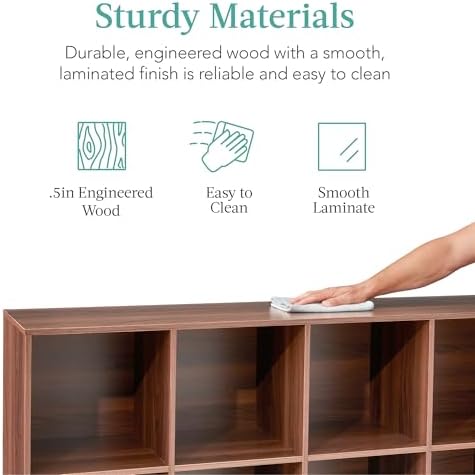 Best Choice Products 8-Cube Storage Organizer, 13.5in Shelf Opening, Display - Image 6