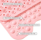 Tree Bud Bathtub Mats for Shower Tub Non-Slip Bath Mat 39 x 16 Inch Extra Long - Image 3
