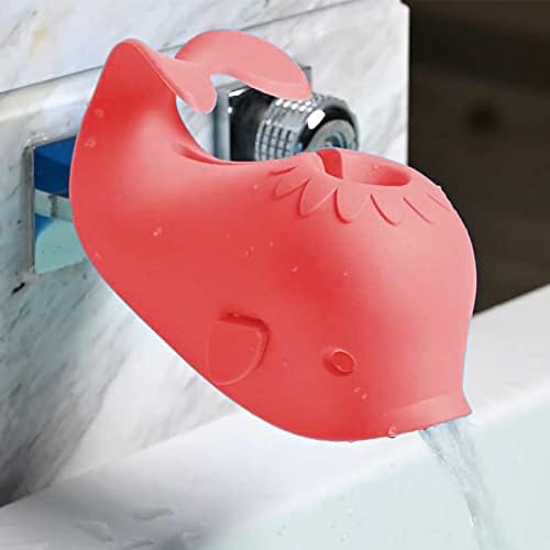 Silicone Whale Bath Spout Cover, Baby Faucet Safety Guard by ALIBEBE