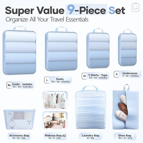 Veken 9/11 Set Compression Packing Cubes - Image 2