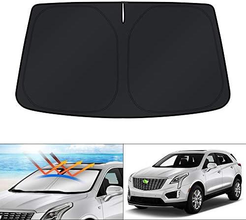 KUST Windshield Sun Shade for 2017-2024 2025 2026 Cadillac XT5 Accessories by KUST