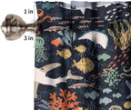 Ocean Animal Valance Curtain for Kids Toddler Cartoon Cute Blue Underwater - Image 6