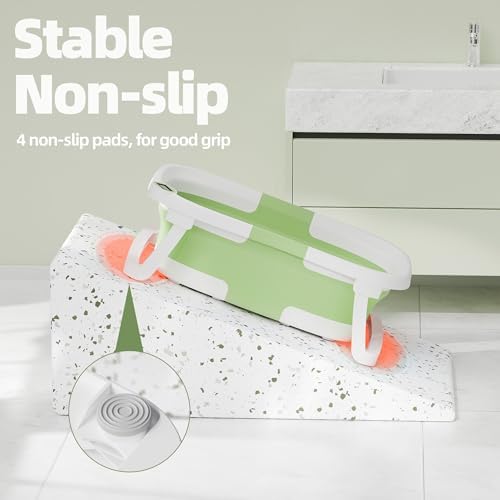 Collapsible Baby Bathtub with Thermometer, 0-36 Months - Image 4