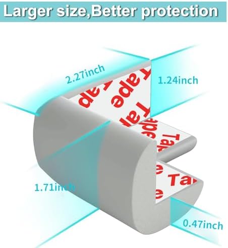 12 Pack Soft Corner Protector Baby Proofing Edge and Corner Guards - Image 3