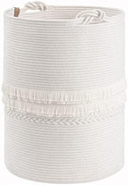 CherryNow 70L Woven Rope Laundry Basket by CherryNow