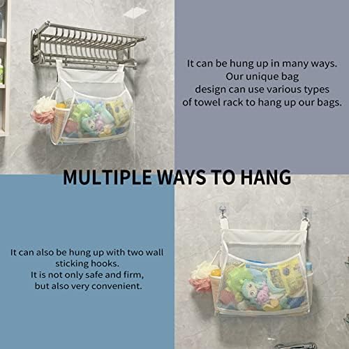 Ligereza Baby Mesh Bath Toy Organizer, Ultra Large Capacity & Large Opening - Image 3