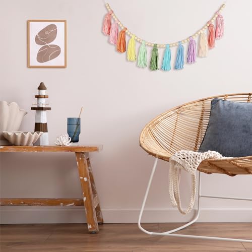 Boho Yarn Tassel Garland - Image 6