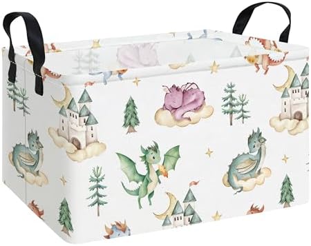 Rectangular Dragon Storage Basket by INGHUA