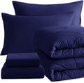 NTBAY Twin Microfiber Bed in a Bag, Comforter Set 5 Piece by NTBAY