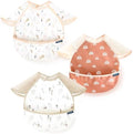 GRSSDER 3-pack Mess Proof Baby Feeding Bibs by BUYNOW
