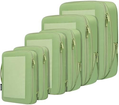 BAGAIL 4 Set/6 Set/8 Set Compression Packing Cubes Travel Accessories by BAGAIL