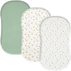 david's kids 3 Pack Bassinet Sheets, Ultra Soft Breathable Comfortable Baby by davidskids