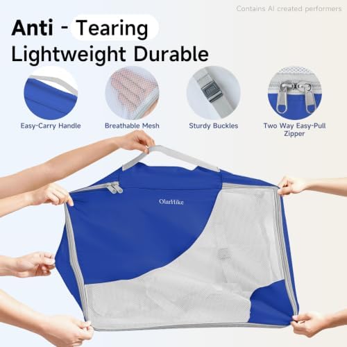 OlarHike Packing Cubes for Travel, Gifts for Women Mom, Anti-Tearing Suitcase - Image 4