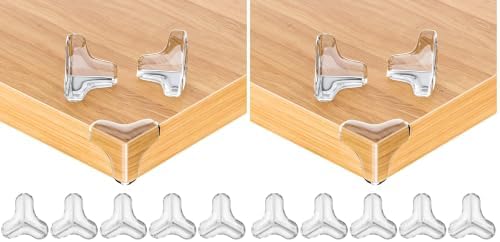 16 Pack Large Clear Corner Protectors by TenLaitech