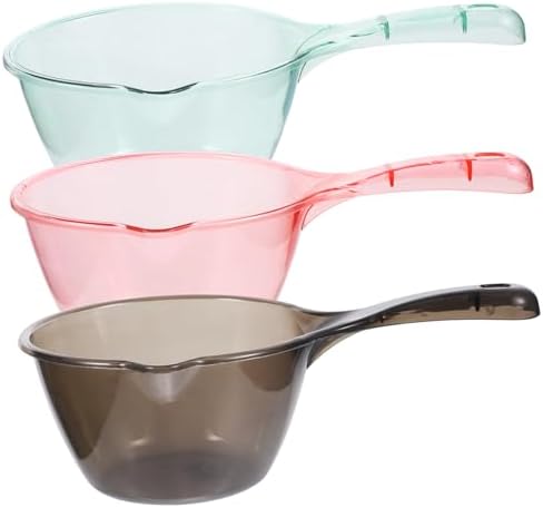 3pcs Plastic Water Ladle Scoop for Home and Gardening Use | Reusable Spoon by ULTECHNOVO