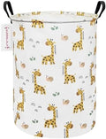 Foldable Waterproof Round Fabric Laundry Basket Home by QUEENLALA