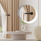 Hion Curtain Holdbacks Black 2pcs, Curtain Tiebacks Wall Mounted Hooks - Image 4