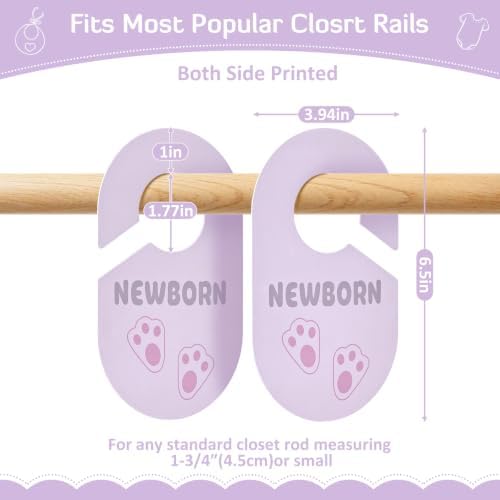 8 PCS Baby Closet Dividers, Nursery Clothes Organizer - Image 4