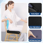 SweetSlubr Seat Cushion, Chair Pad, Memory Foam Tailbone Pain Relief - Image 3