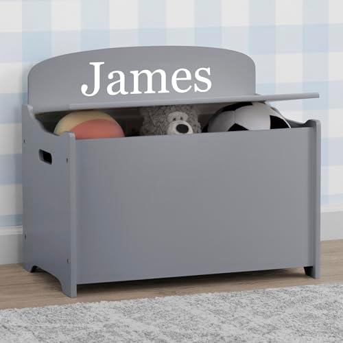 Delta Children Personalized MySize Deluxe Toy Box - Image 4